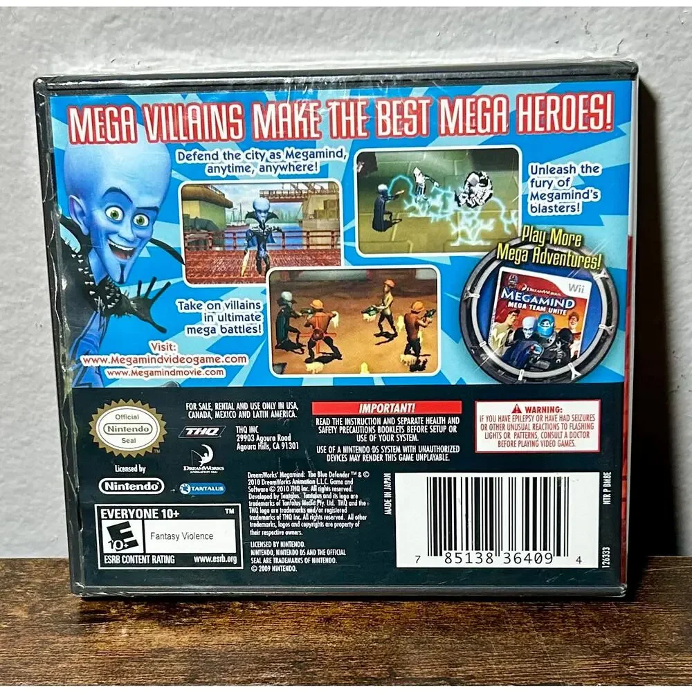 Megamind: The Blue Defender for Nintendo DS - NEW SEALED